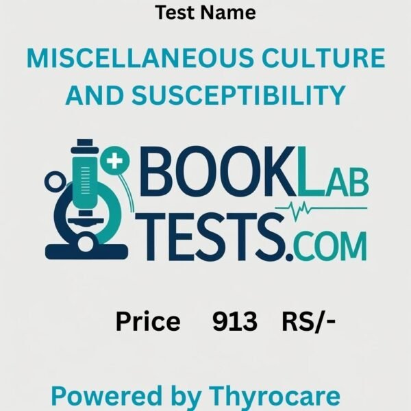 MISCELLANEOUS CULTURE AND SUSCEPTIBILITY