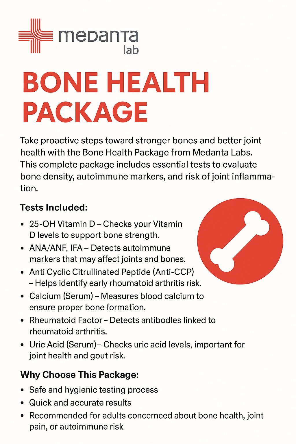 Bone Health Package – Medanta Labs